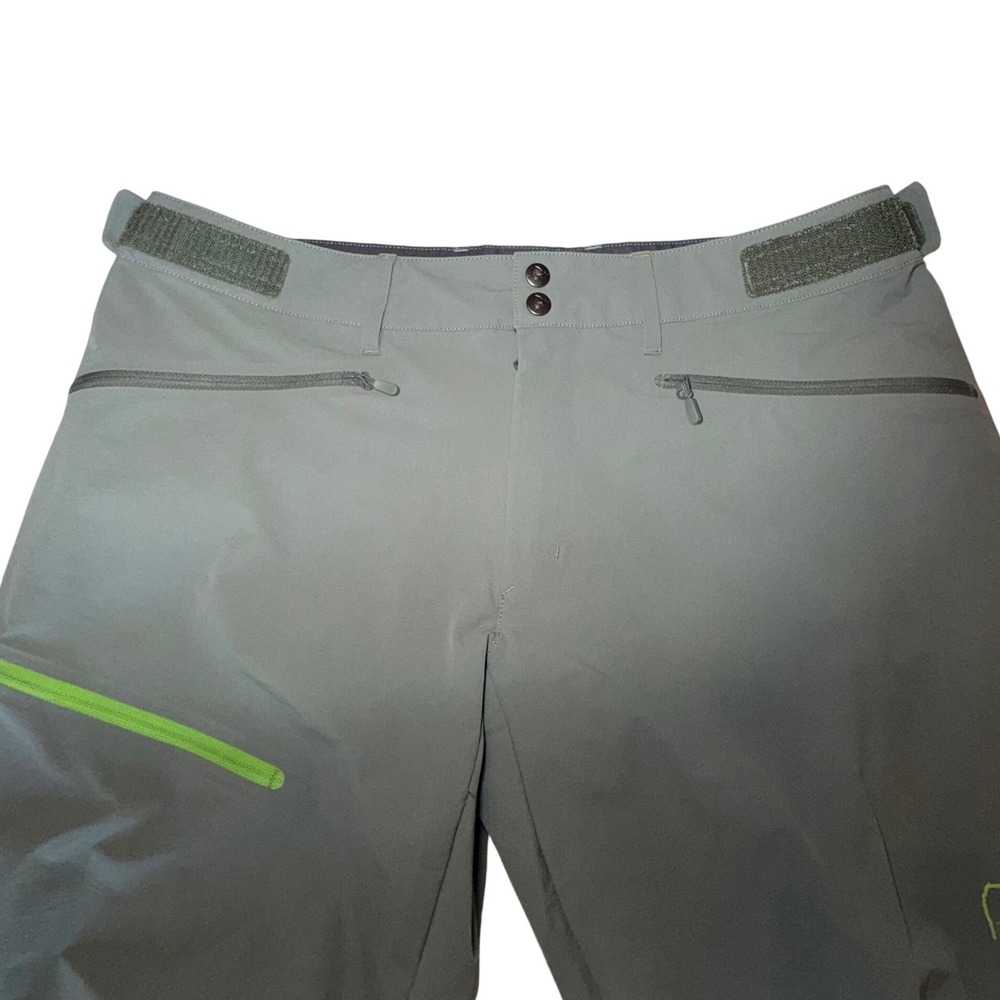 Norrona Falketind flex1 Softshell Pants Mens Castor Grey/Foliage Hiking Climbing